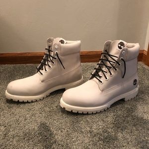 White Timberland Boots